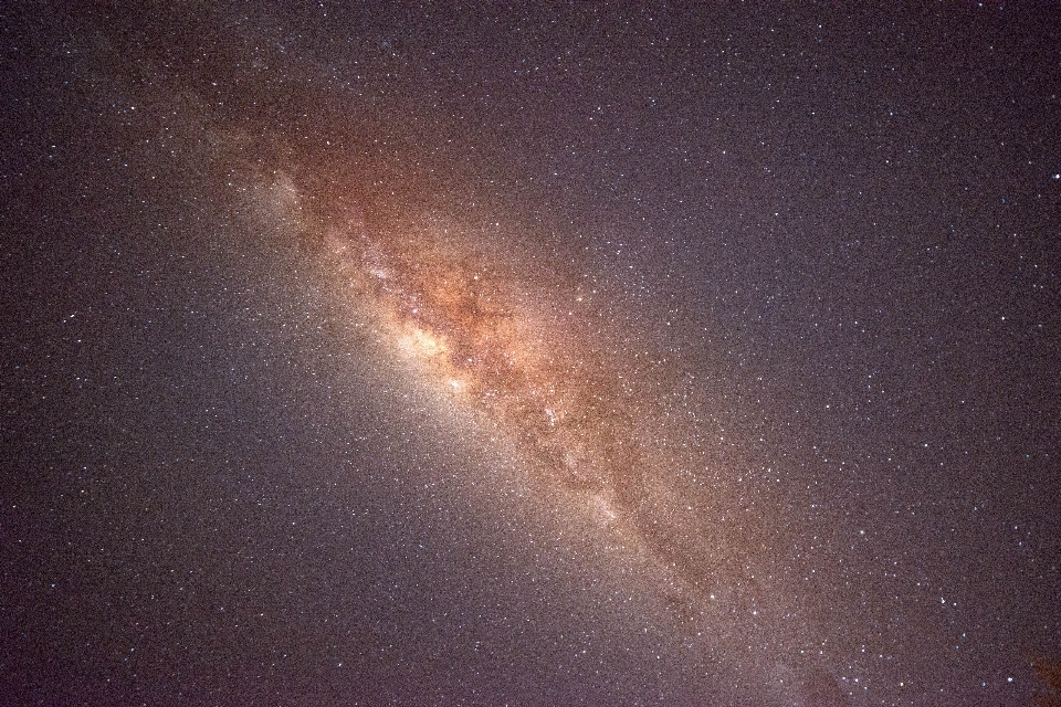 Cielo notte stella via lattea
