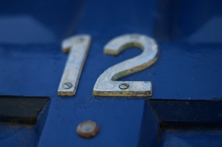 Number home symbol metal Photo