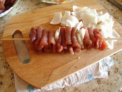 Board dish food meat Photo