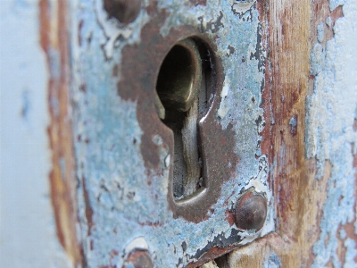 Old rust metal door Photo