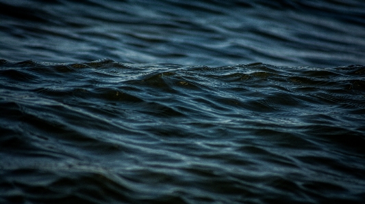 Sea water ocean black and white Photo