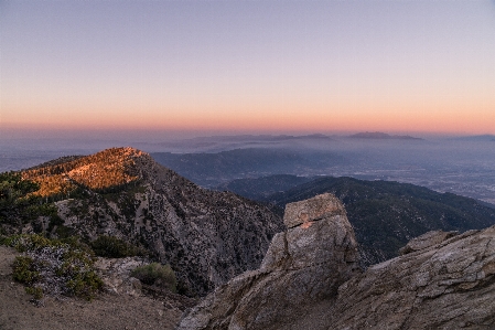 Landscape tree rock horizon Photo