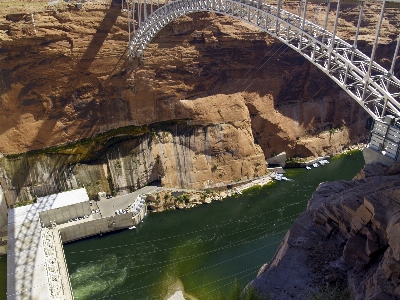 Landscape water bridge formation Photo