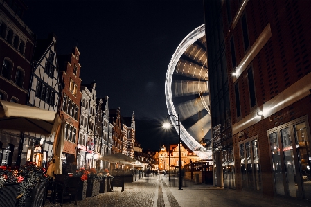 Architecture sky street night Photo