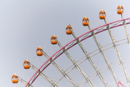 Foto Céu lazer roda gigante
 parque de diversões
