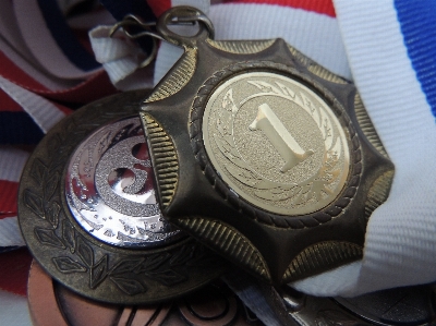 Childhood smile tribute medal Photo