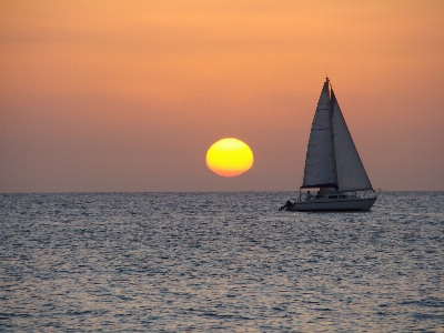 Sea water ocean horizon Photo