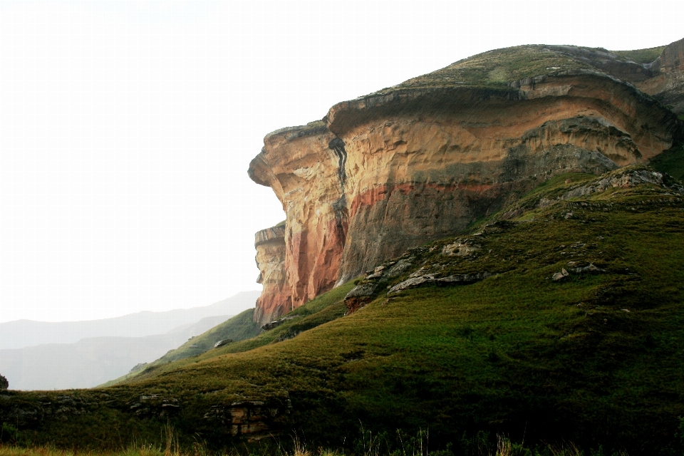 Manzara çimen rock dağ