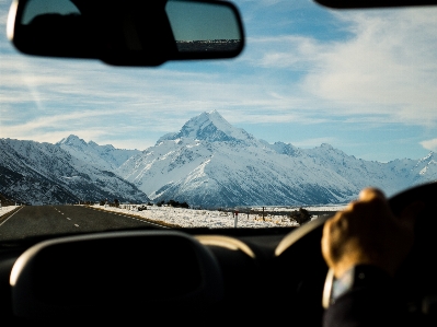 Landscape mountain winter cloud Photo