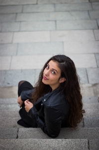 Girl photography portrait sitting Photo