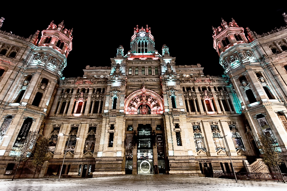 Architecture ciel nuit fenêtre