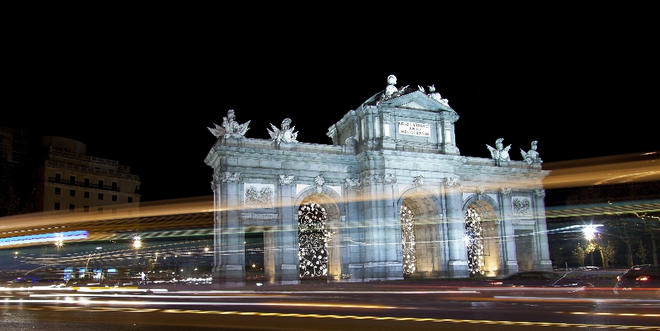 Licht die architektur himmel nacht