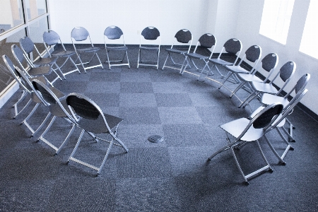 Chairs circle support group meeting Photo