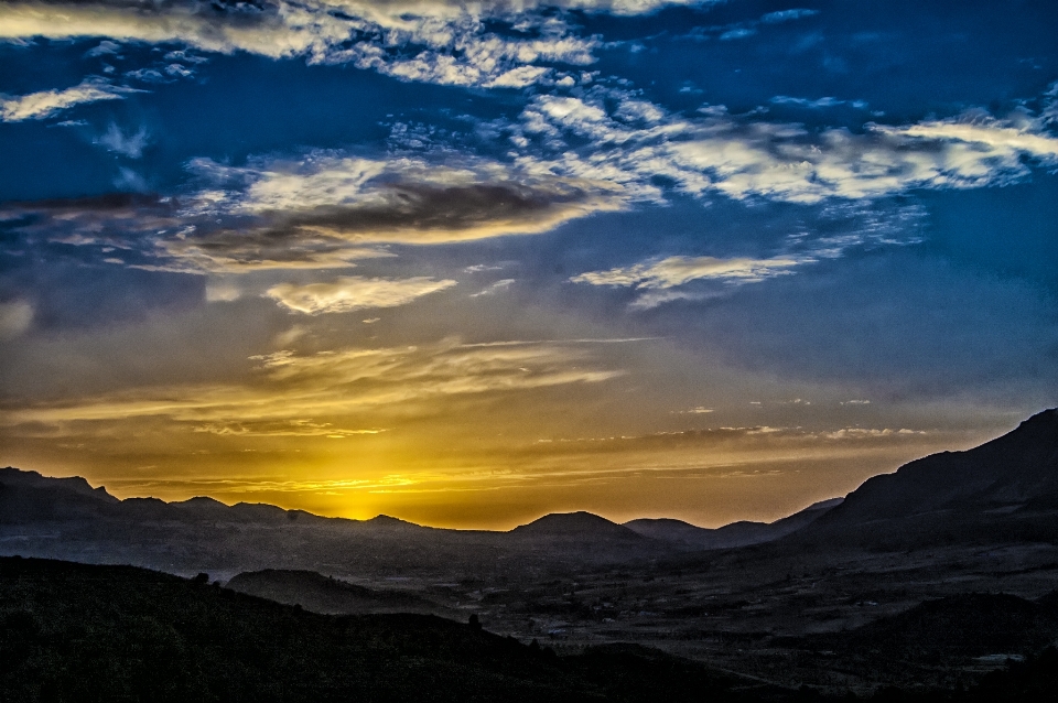 Paisaje naturaleza horizonte montaña