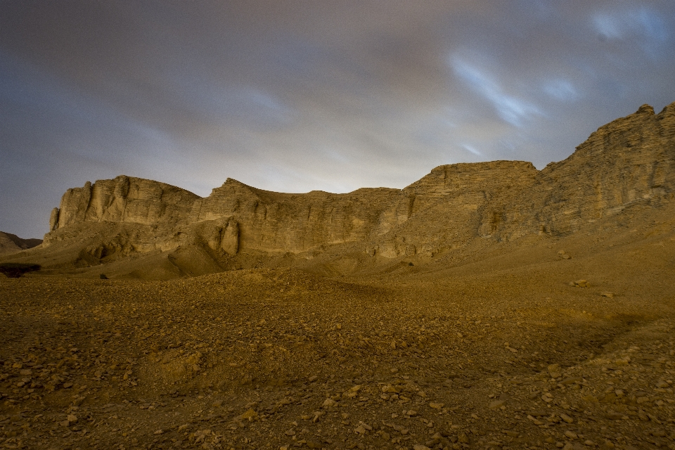 Paisaje arena rock desierto
