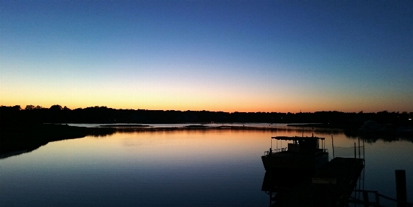 Landschaft meer wasser horizont Foto