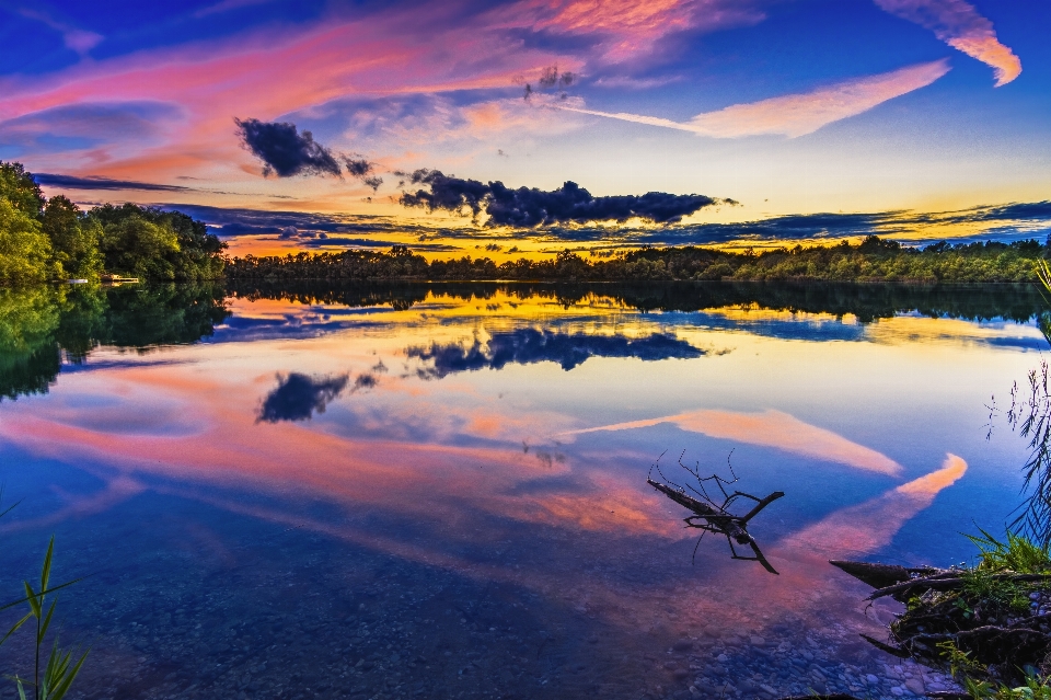 Nature sky cloud reflection