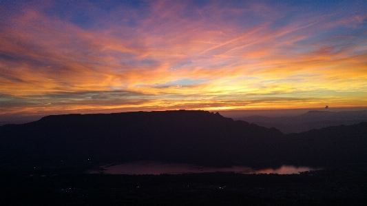 Foto Atardecer cielo resplandor crepuscular
 amanecer