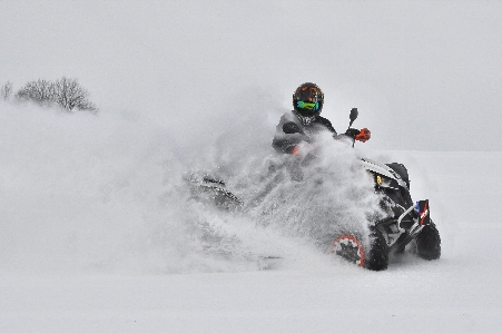 Winter schnee atv quad motorsport Photo