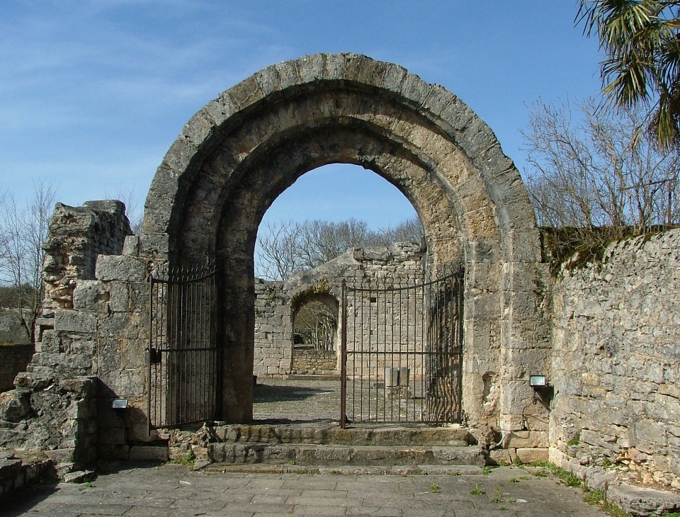 Stein torbogen
 dorf heiliger jacques de compostela
