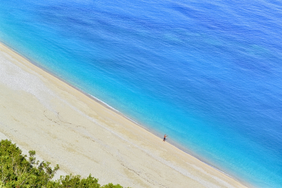 Turquoise beach blue myrtos