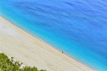 Turquoise beach blue myrtos Photo