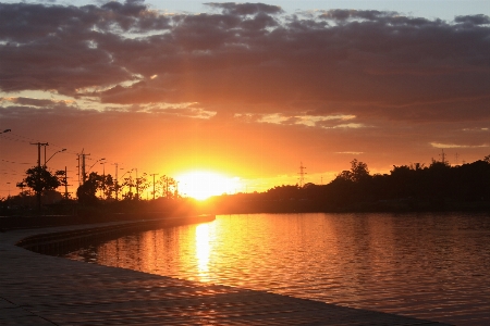 Sunset brasilia lake sun Photo