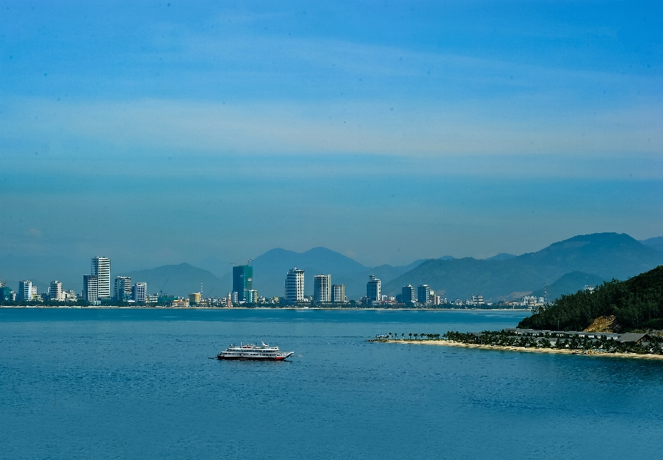 Landscape sky earth blue