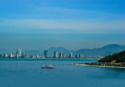 Landscape sky earth blue Photo