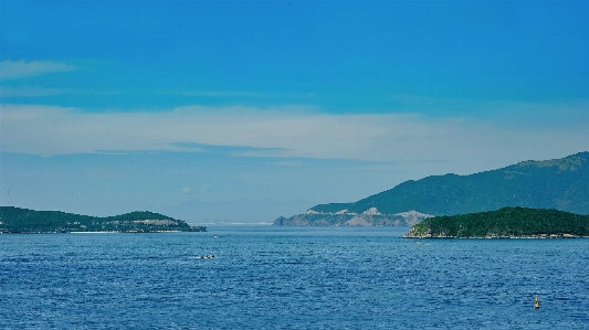 Landscape sky earth blue Photo