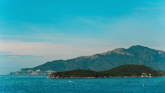 Landscape sky earth blue Photo