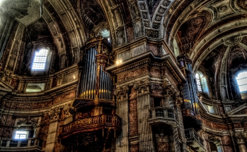 Architecture church organ nave Photo