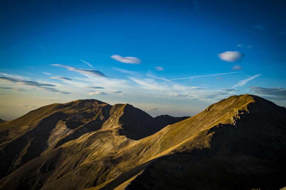 Mountains blue sky summer