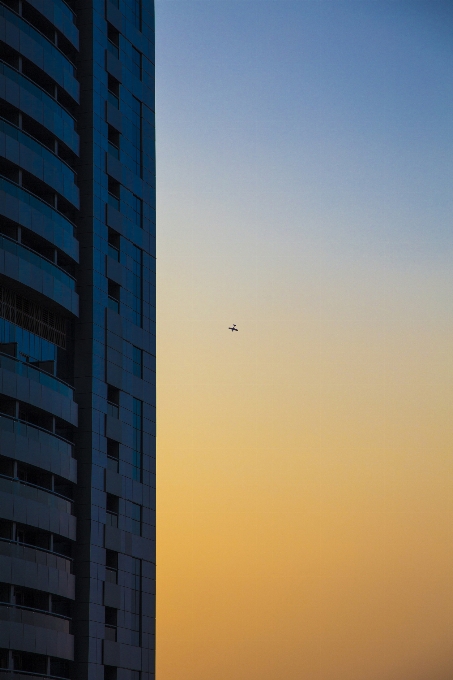 Soleil ciel jour gratte-ciel