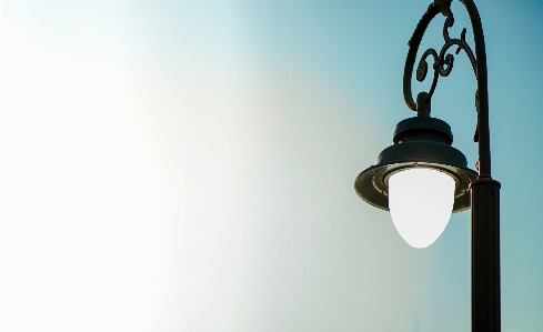 Sky light blue fixture Photo