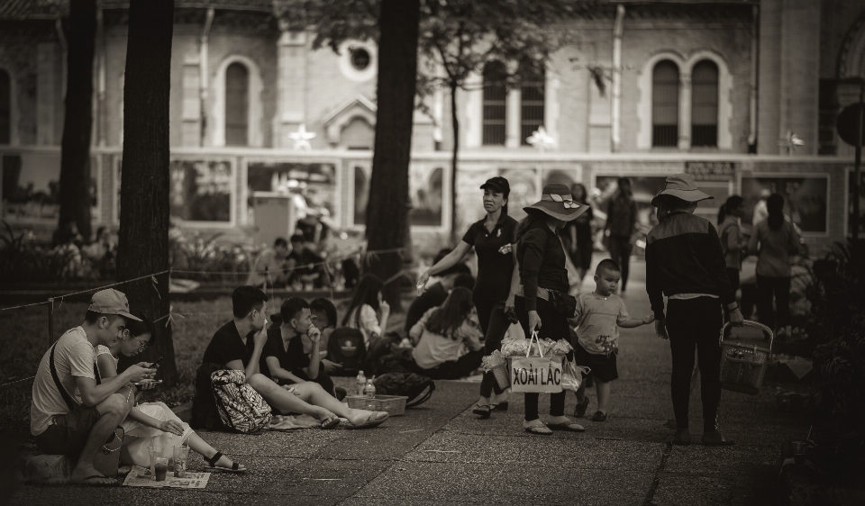 Personnes blanc noir photographier