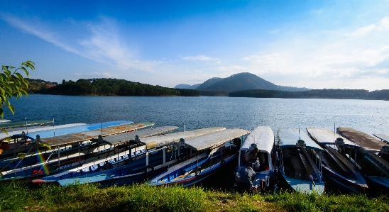 Lake mere beautiful picturesque Photo