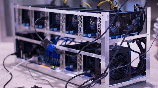 Rig miner block chain bitcoin Photo