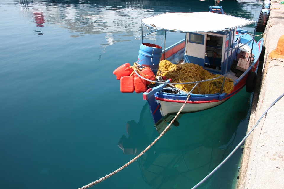 Pesca mar puerto agua