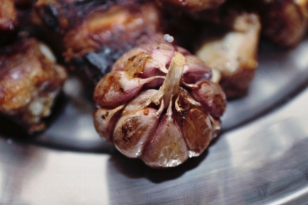 Knoblauch
 fleisch tierische lebensmittel
 essen Foto