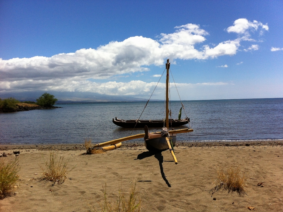 Hawai canoa océano bote