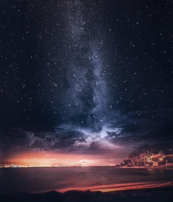 Milkywaypics beach astronomie france