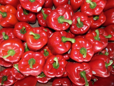 Bell peppers red vegetables Photo