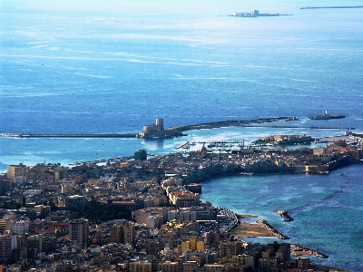 Sicily sea sky city Photo