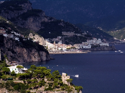 イタリア 海 海岸 空 写真