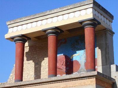 Photo Knossos
 crète
 grèce palais