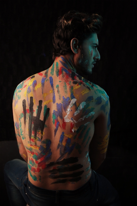 Body paint male pakistan