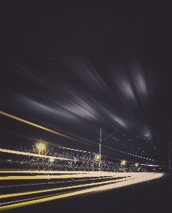 道 雰囲気 空 夜 写真