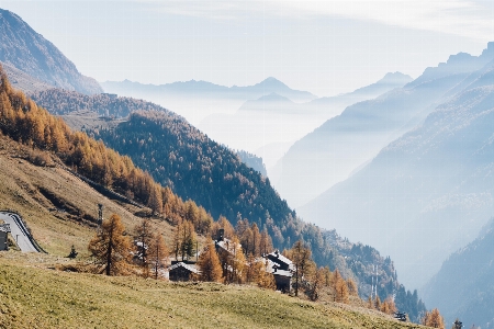 Nature mountain fall winter Photo