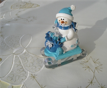 Christmas decoration snowman figurine ornament Photo